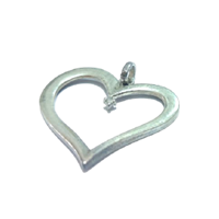 92.5 Silver Diamond Pendant 2.901 Gram