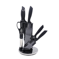 Kairos Kitchen Knife Set With Rotating Stand (8pcs)