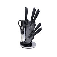 Kairos Kitchen Knife Set of 7 Pcs With Rotating Stand