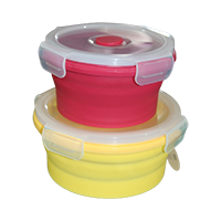Kairos Silicone Collapsible Container Set Of 2