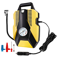 KAIROS PORTABLE TYRE INFLATOR WITH LED LIGHT