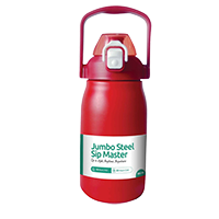 KAIROS JUMBO FLASK WITH HANDLE AND STRAW