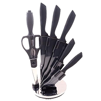Kairos 7Pcs Kitchen Knife Set with Rotating Stand