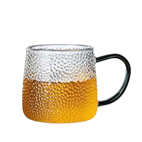 Kairos Borosilicate Glass cup Set of 6 pcs (350 ML each )
