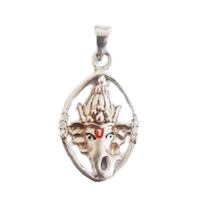 92.5 Silver Ganesh Pendant (2 GM)