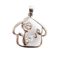 92.5 Silver Pendant for Women (2 GM)