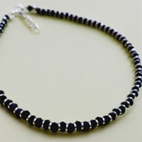 92.5 Silver Exclusive Nazariya Payal Anklet  1 pc ( 5 GM)