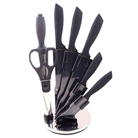 Kairos 7Pcs Kitchen Knife Set with Rotating Stand