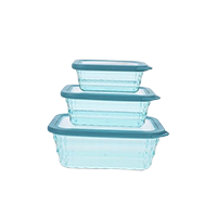 Kairos StackN Fresh Container 3pcs (350ML+1000ML+2000ML)