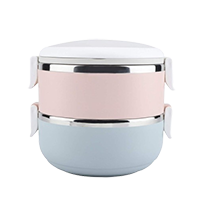 Kairos Thermotiffin Duo Stainless Steel Two Layer Tiffin (1.4 LTR)