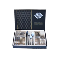 KAIROS PREMIUM CUTLERY SET 24 PCS-6 DINNER SPOONS,6 DESSERT SPOONS,6 KNIVES,6 FORKS