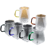 KAIROS BOROSILICATE GLASS CUP SET OF 6 PCS-350ML EACH