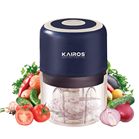 KAIROS PORTABLE RECHARGEABLE VEGETABLE CHOPPER 30W,250ML