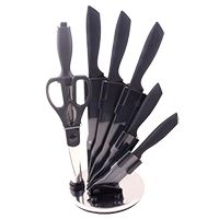KAIROS KITCHEN KNIFE SET OF 7 PCS WITH ROTATING STAND